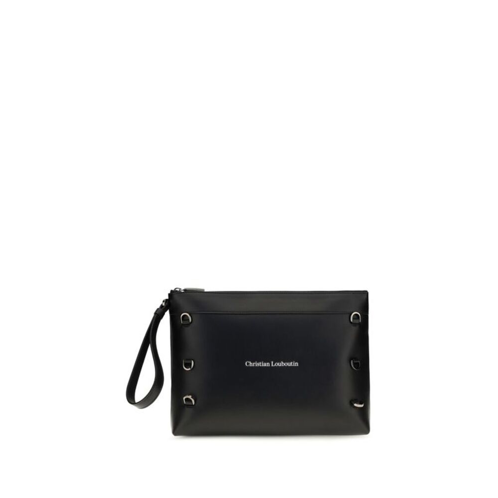 Christian Louboutin Men Kosmica Leather Clutch